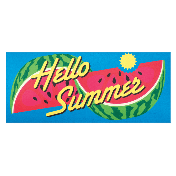 Doormat Insert Watermelon Hello Summer