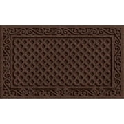 Apache Mills Doormat Iron Lat Style - Multicolor - 18 x 30 Brown