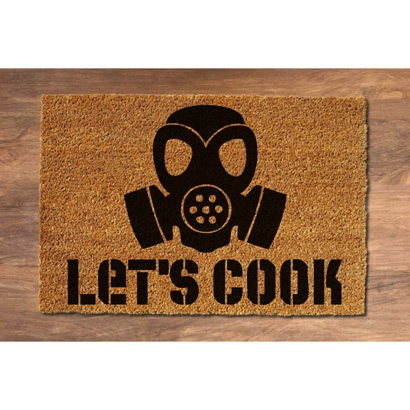 Doormat Lets Cook Breaking Bad Welcome Mat Funny Funny Mat Home Dec (18" x 30") #5998