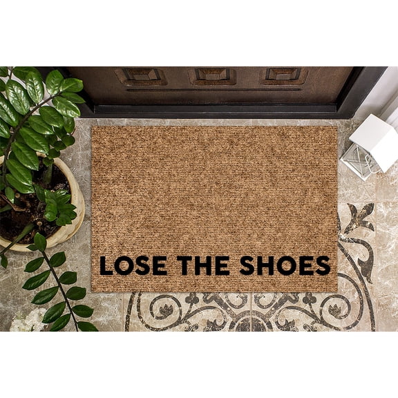 Doormat Lose The Shoes No Shoes Housewarming Gift Cute Doormat Closing (36" x 72") #1297