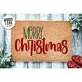 thumbnail image 1 of Doormat Merry Christmas COLOR VERSION Christmas Doormat Christmas Tree (36" x 72") #1239, 1 of 4