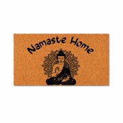 Doormat Namaste Unique Gift, Welcome Mats, Welcome Mats, Custom Welcom 18" x 30" #5305