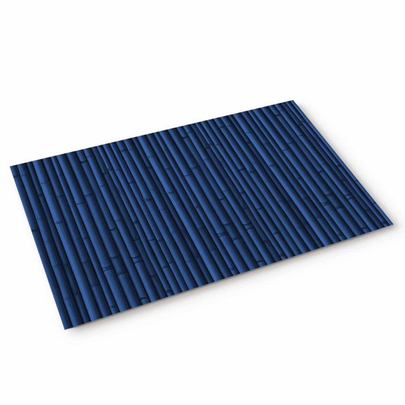 Doormat Navy Blue Tree Forest Doormats Entrance Door Rug Leaves Branches Floor Mat Welcome Front Door Mat for Indoor Outdoor Kitchen Home Decor 18x30 Inch