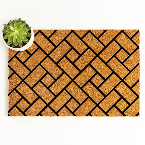 Doormat Pattern 7 Front s New Home Gift Home Gift Mat Farmhouse Fir (18" x 30") #74342