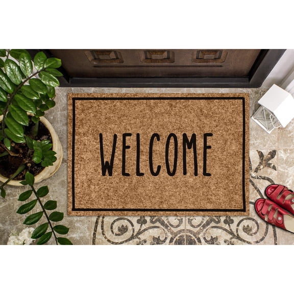 Doormat Skinny Welcome Mat New Home Moving Gift For Her Cute Funn (36" x 72") #1307