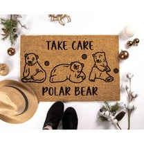 Doormat Take Care Polar Bear Christmas Doormat Happy Holidays Gifts Fo (18" x 30") #5580