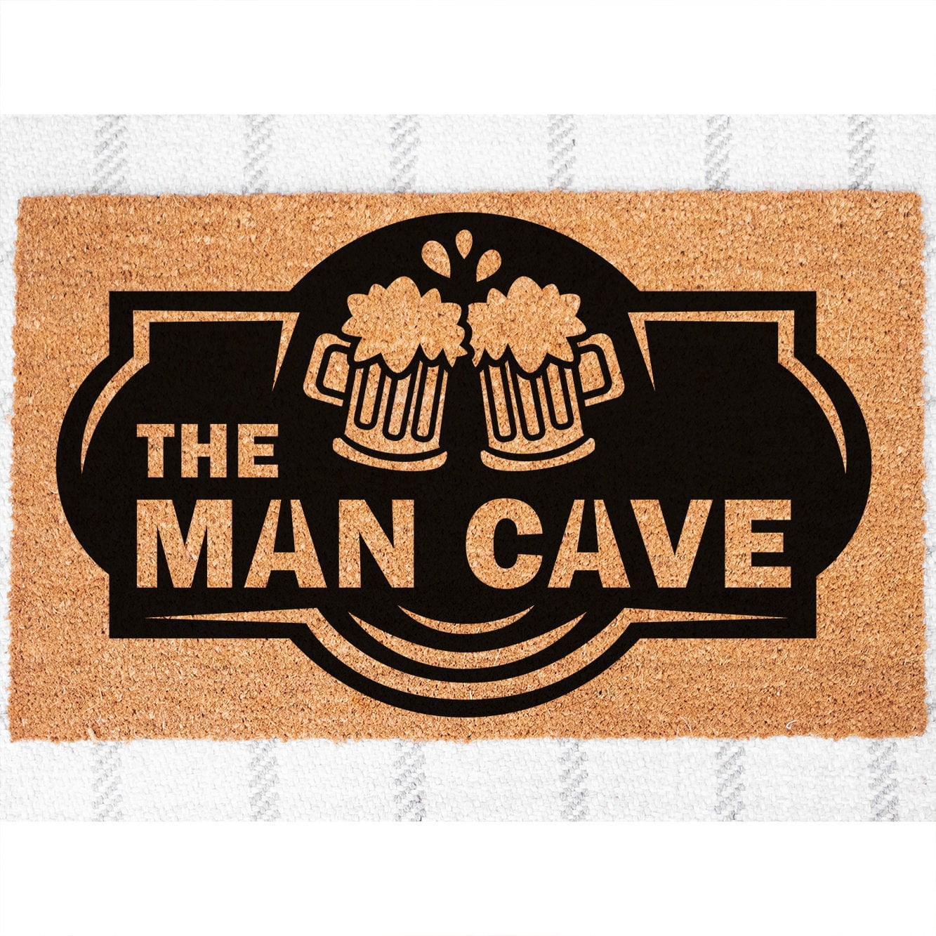 Doormat The Man Cave Welcome Mat Outdoor Home Decor First Home First (18" x 30") #5913