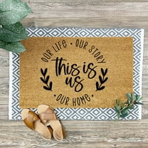 Doormat This Is Us Our Home Cute Housewarming Gift For Her Front Po (18" x 30") #3325