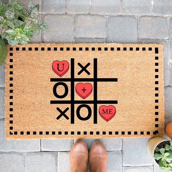 Doormat U + Me Valentine's Day | Couples Gift Valentines Day Door Mat (24" x 36") #2087