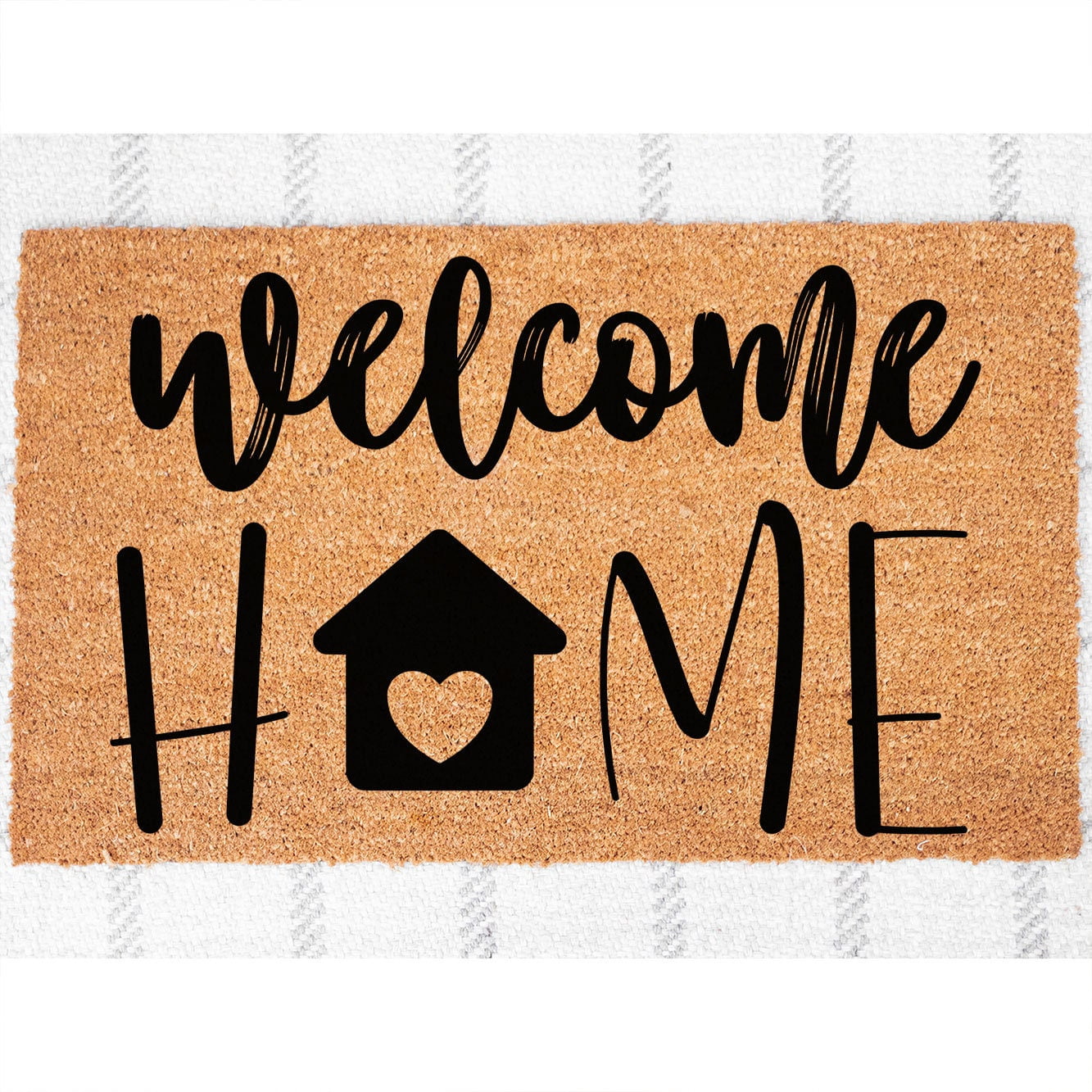 Doormat Welcome Home Welcome Mat Birthday Gift Bridal Gift Outdoor Gif (24" x 36") #4430