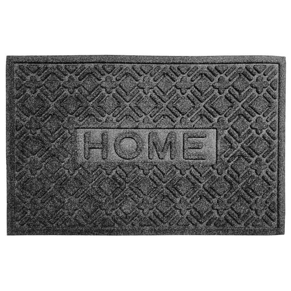 Doormat Welcome Mat Durable Entry, Front Door Outdoor/Indoor Rug, Non Slip Rubber Backing, Polypropylene, Low Profile Noah 18"x28" - Home