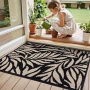 Doormat, Yamaziot 24"x36" Door Mat, Welcome Mat for Indoor Outdoor, Absorbent Non Slip Utility Doormat, Entrance Rug Dirt Trapper
