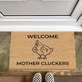 Doormats Custom Mother Cluckers Funny Mat Chicken Doormat Funny