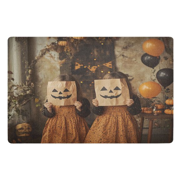 DoormatsHalloween Costumes32"20"Full Print On One Side, Fixed Orange On The Reverse Side,Doormat Made Of Polyester.