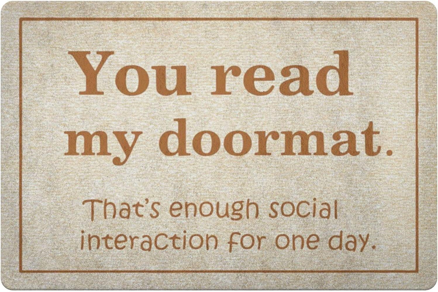 Doormats for Outdoor Entrance Home Door Mat Indoor Entrance Print