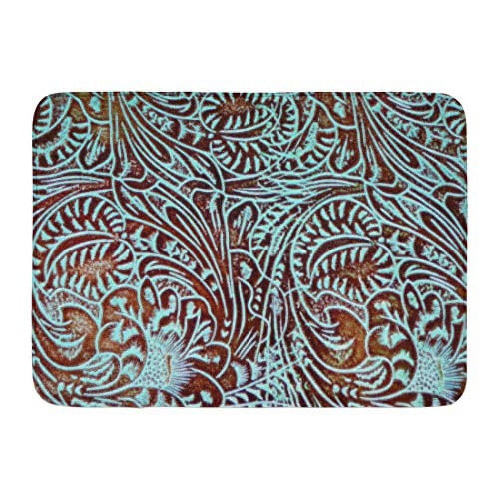 Doormats for Outdoor Entrance Home Welcome Country Toolin in Teal Brown ...