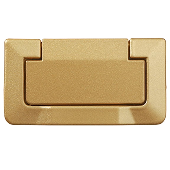 Doors Drawer Handle Flush Ring Hidden Pull Handles,Cabinet Drawer Pull Handle,2.91x1.57 inch Drawer Handle,Concealed Furniture Handle,Heavy-Duty Metal Knobs for Cabinets, Closets, Drawers,Gold