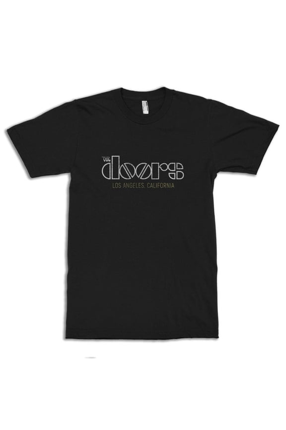 The Doors Los Angeles California Graphic T-Shirt – Vintage Rock Band Shirt for Men & Women – Classic 70s Music Tee – Unisex Sizes – Iconic Band Logo Shirt