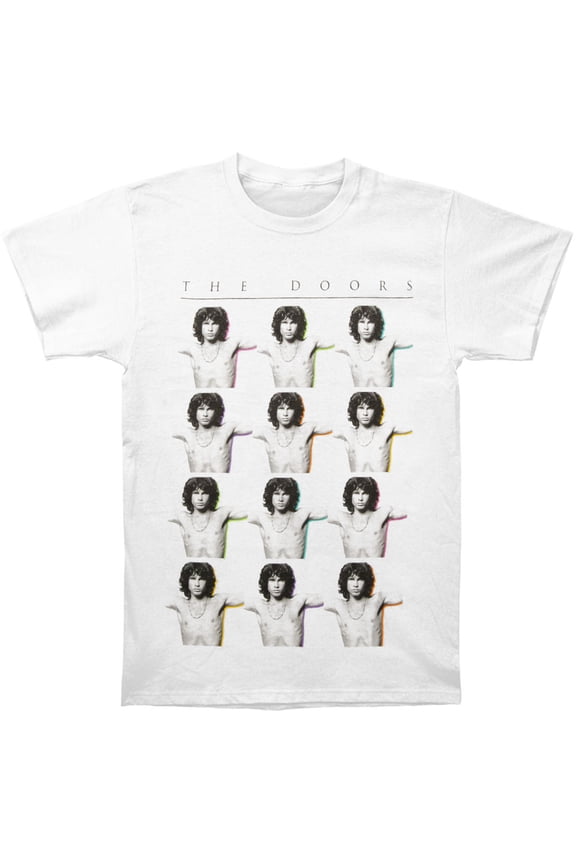 Doors Men's Jim Head Repeat T-shirt Large White