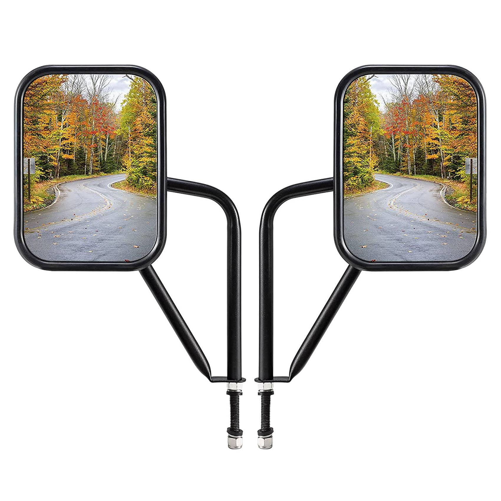 Doors Off Mirrors for CJ YJ TJ JK JL & Unlimited, Rearview Square Door