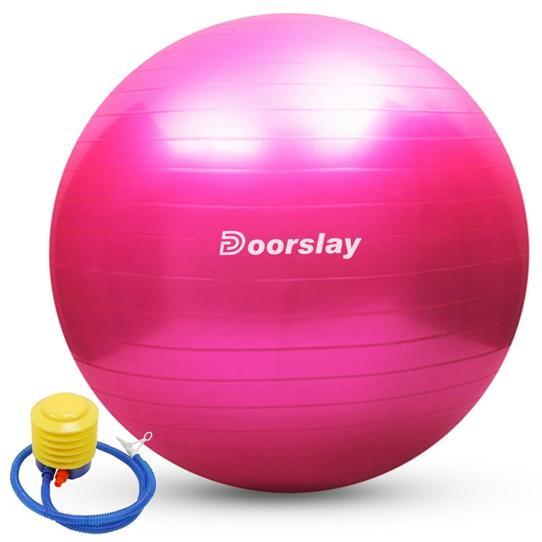 NEW Fitness Yoga Ball - 75CM Exercise Ball - Air Pump +