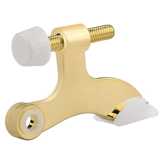 Doorstop 2 Heavy Duty Alloy Hinged Top Mount Adjustable Door Stop Versatile for Various Doors Easy Setup