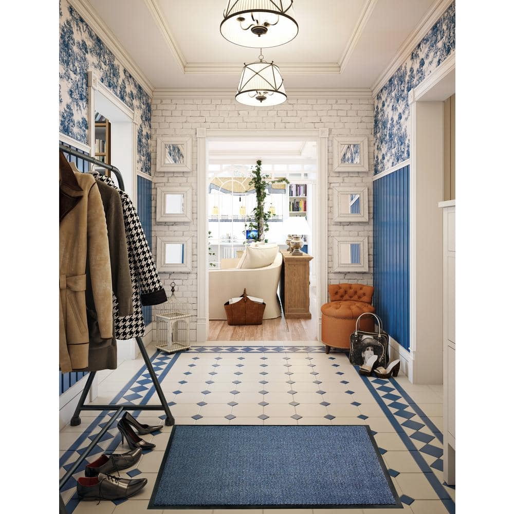 Doortex Advantagemat Blue 32 in. x 48 in. Rectangular Indoor Door Mat ...