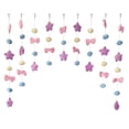 thumbnail image 1 of Doorway Curtain Room Divider Felt Star Bowknot Curtain Decorative Curtains Wall Decors for Bedroom Closet Door, 1 of 9