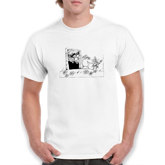 Doorway Into Peace T-Shirt Men -Wilfred Hildonen Designs, Male XX-Large