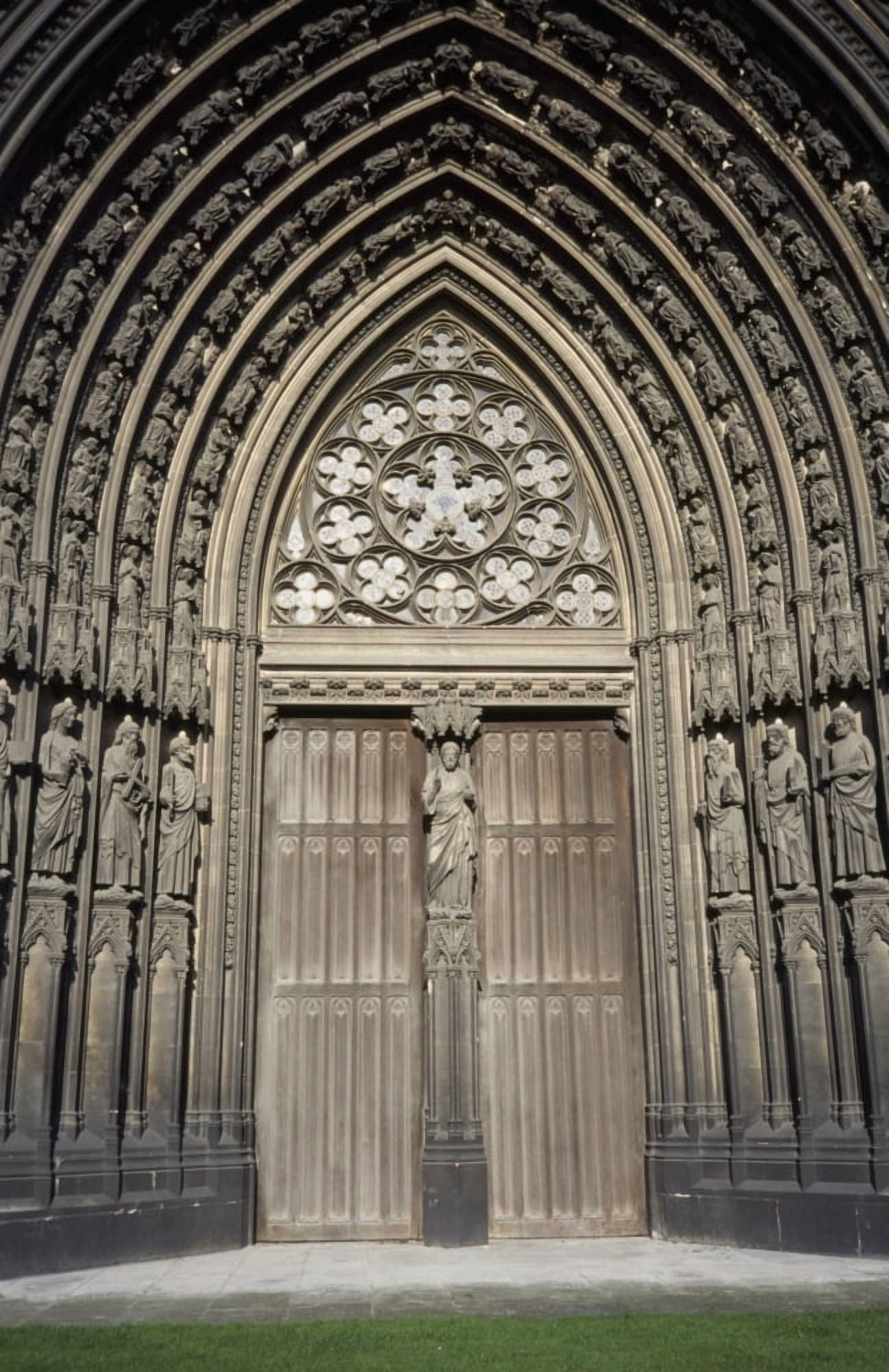 Doorway Of St Ouen Church Canvas Art - Chris Bradley Design Pics (12 x 19)