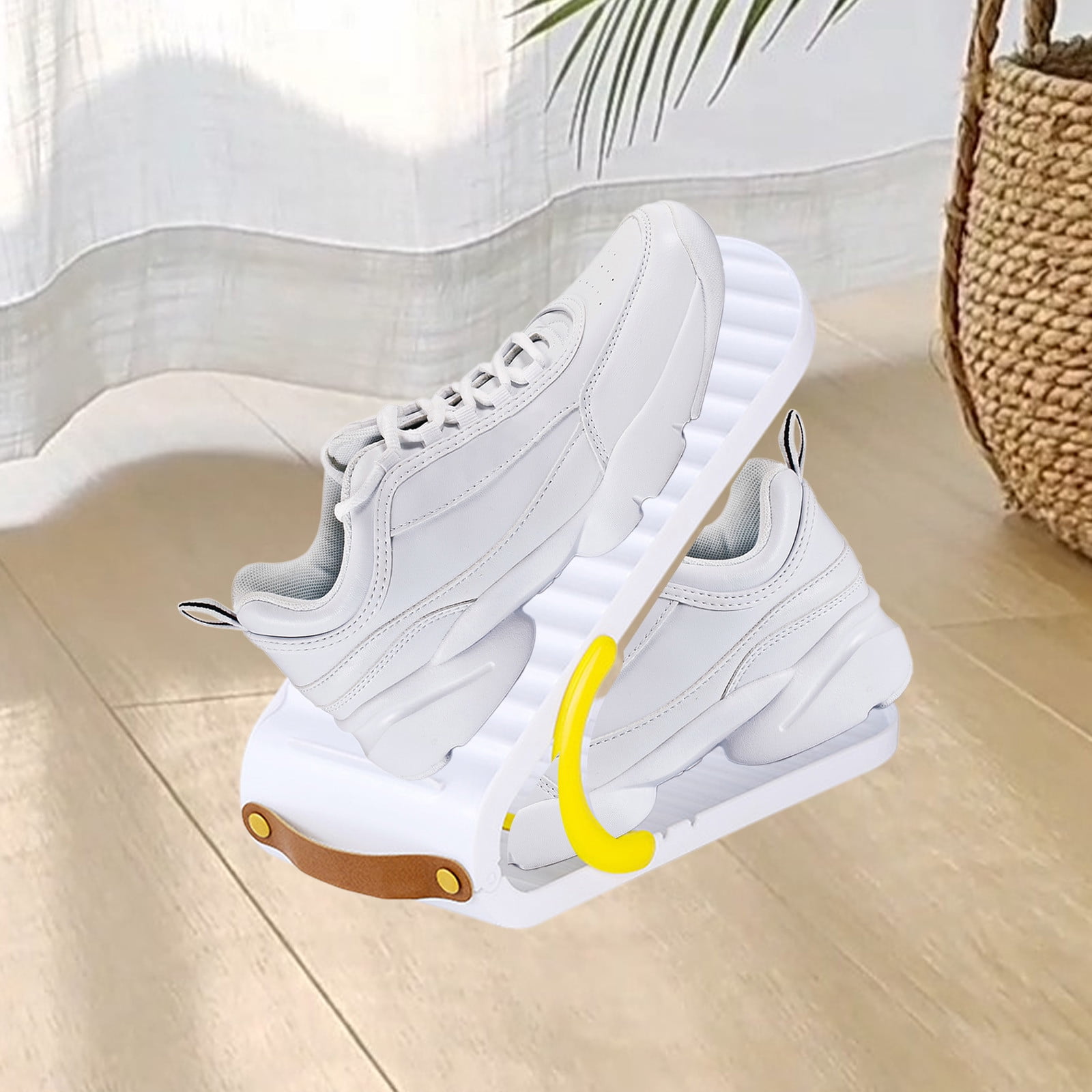 Doorway Shoe Cabinet, Layered Storage Rack, Space Saving Design ...