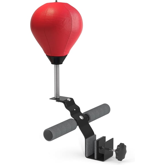 Doorway Sit-Up Exercise Bar with Punching Bag - Complete Upper  and Abs MMA Workout in One