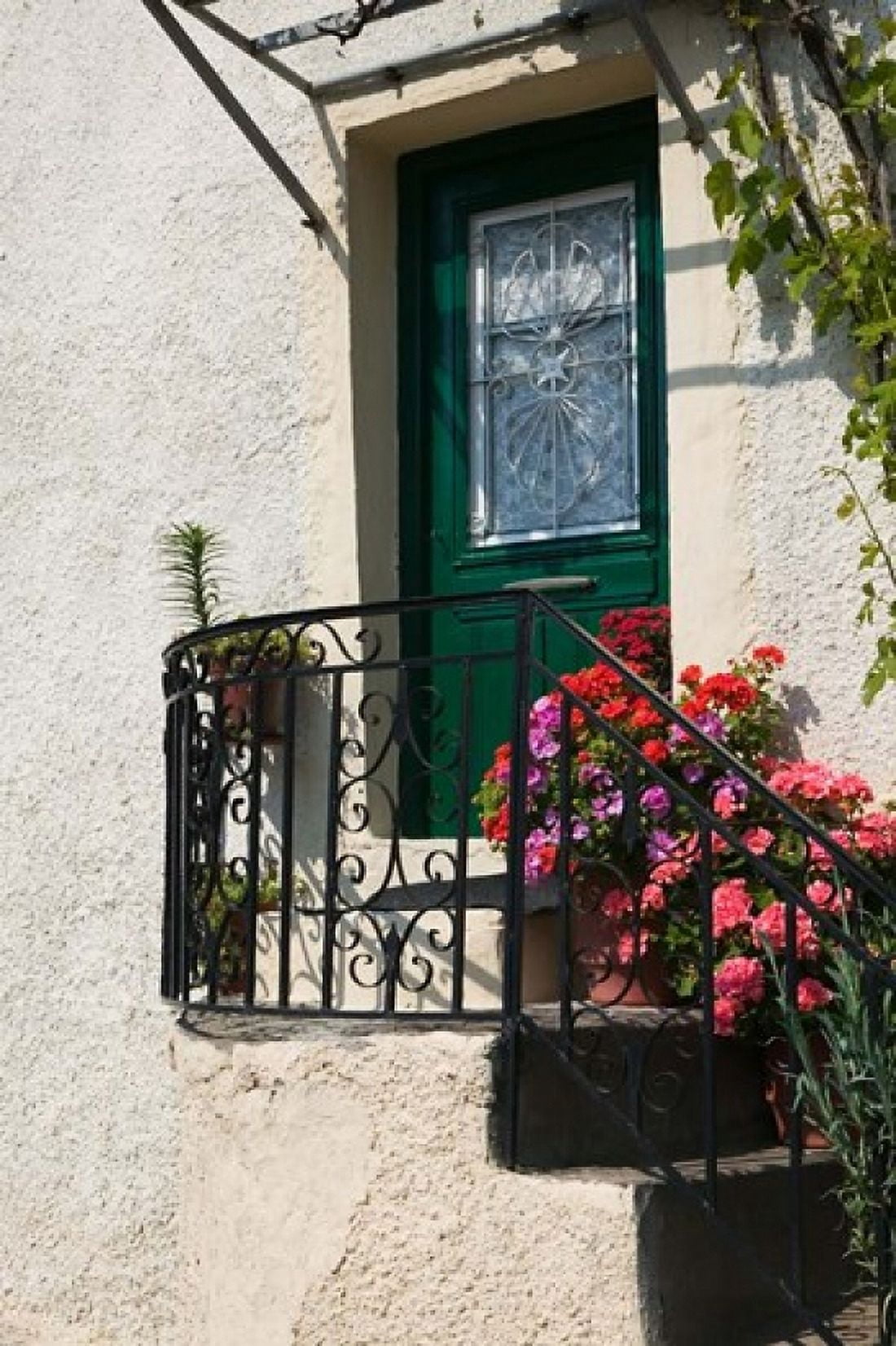 Doorway Skala Sykaminia Lesvos Mithymna Northeastern Aegean Islands Greece Canvas Art - Walter Bibikow DanitaDelimont (19 x 28)