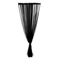 thumbnail image 1 of Doorway String Curtain Door Curtains,Boho Hippie Hanging Patio Tassels Screen Room Decor Bedroom Wall Window Closet Kitchen Living Room Fringe Divider Panel Laundry Room(39×79in/100×200cm,Black), 1 of 8