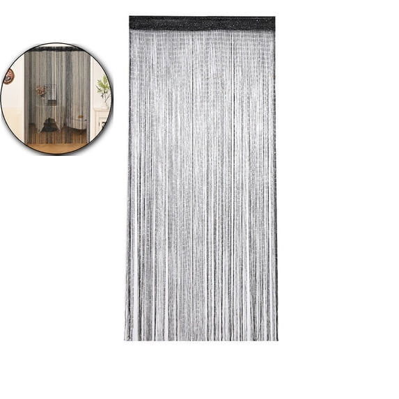 Doorways Door String Curtain 39.3"×78.7" Wall Panel Fringe Window Room Blind Divider Tassel Screen for Party Home Wedding Decorative