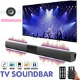 Doosl Sound Bar, 22 inch Bluetooth TV Speaker with Remote & 4 Builtin