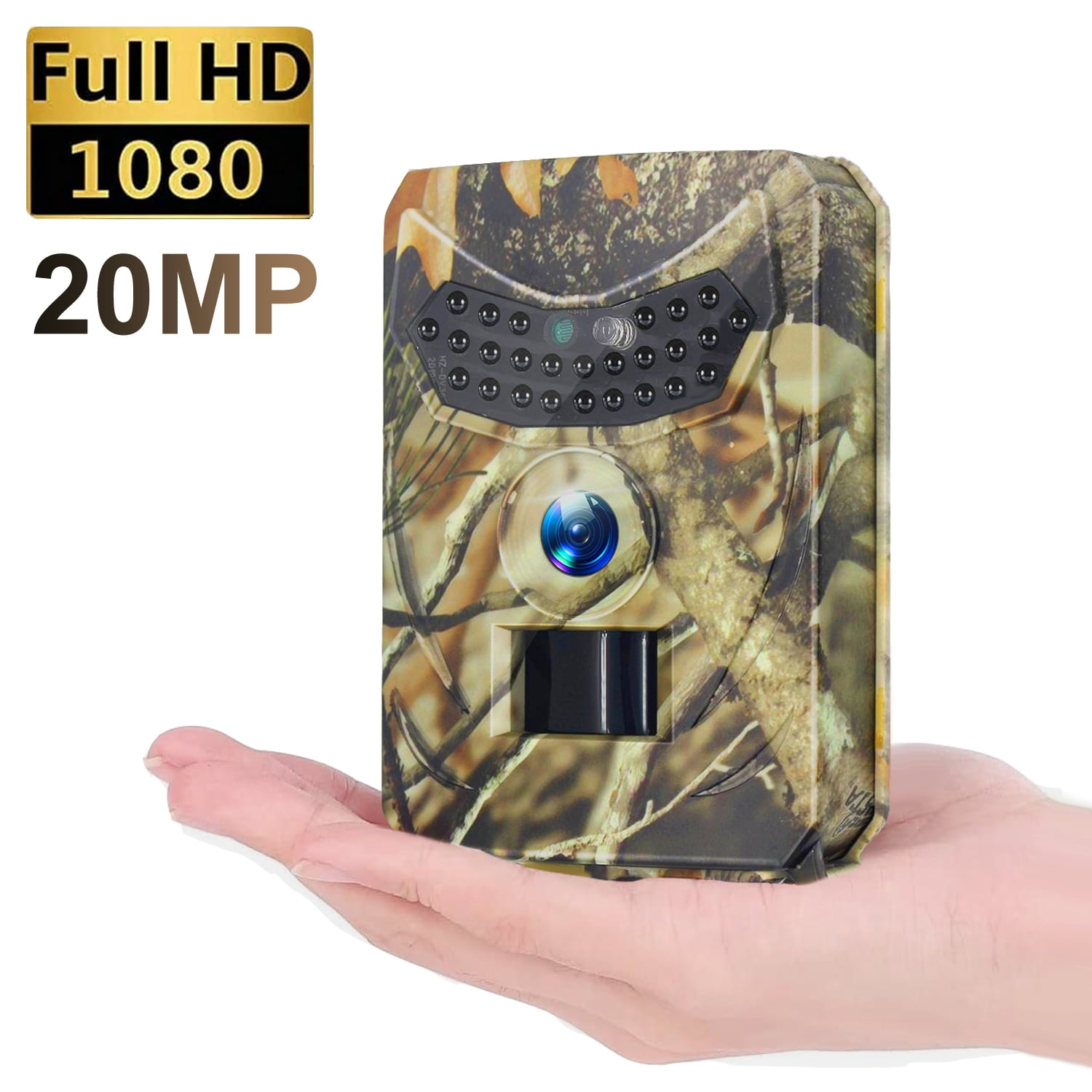 Doosl Trail Camera, 20MP 1080P Game Camera with Infrared Night Vision
