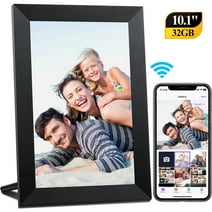 Doosl WiFi Digital Picture Frame, 10.1 inch IPS Touch Screen Smart Cloud Photo Uhale with 32GB Storage, Easy Setup to Share Photos or Videos via Free Uhale APP, Auto-Rotate, Wall Mountable