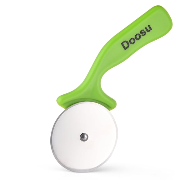 Doosu Non-Electric Pizza Cutter– Durable Stainless Steel Blade with Ergonomic Handle for Effortless Slicing
