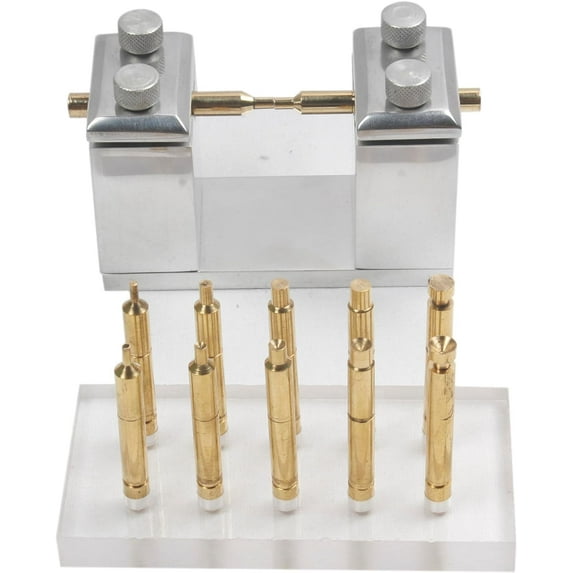 Dop Jig Transfer, 10 PCS Brass Dop Stick (2,3,4,5, 6, 7, 8,9,10,11 & 12 mm)