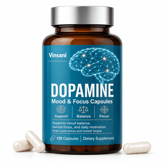 Dopamine Brain Support Dietary Supplement, 120 Capsules