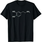 Dopamine Cool Chemical Molecule Chemistry T Shirts for Geeks