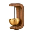 thumbnail image 1 of Dopamine Design Magnetic Wood Wind Chime Doorbell Accent, 1 of 9