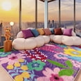thumbnail image 1 of Dopamine Style Living Room Rug, Large Area Non Slip Floor Carpet, Stain Resistant Easy Clean Sofa Coffee Table Mat, Anti Slip Bedroom Bedside Area Rug for Home Decor, 1 of 5
