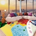 thumbnail image 1 of Dopamine Style Living Room Rug, Large Area Non Slip Floor Carpet, Stain Resistant Easy Clean Sofa Coffee Table Mat, Anti Slip Bedroom Bedside Area Rug for Home Decor, 1 of 5