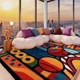 thumbnail image 1 of Dopamine Style Living Room Rug, Large Area Non Slip Floor Carpet, Stain Resistant Easy Clean Sofa Coffee Table Mat, Anti Slip Bedroom Bedside Area Rug for Home Decor, 1 of 4