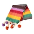 thumbnail image 1 of Dopamines Rainbow Kids Scarf Cozy Warmth Soft Knit Scarf Warm Children Scarf Comfortable Wearing Scarf for Ages 3 to12, 1 of 9