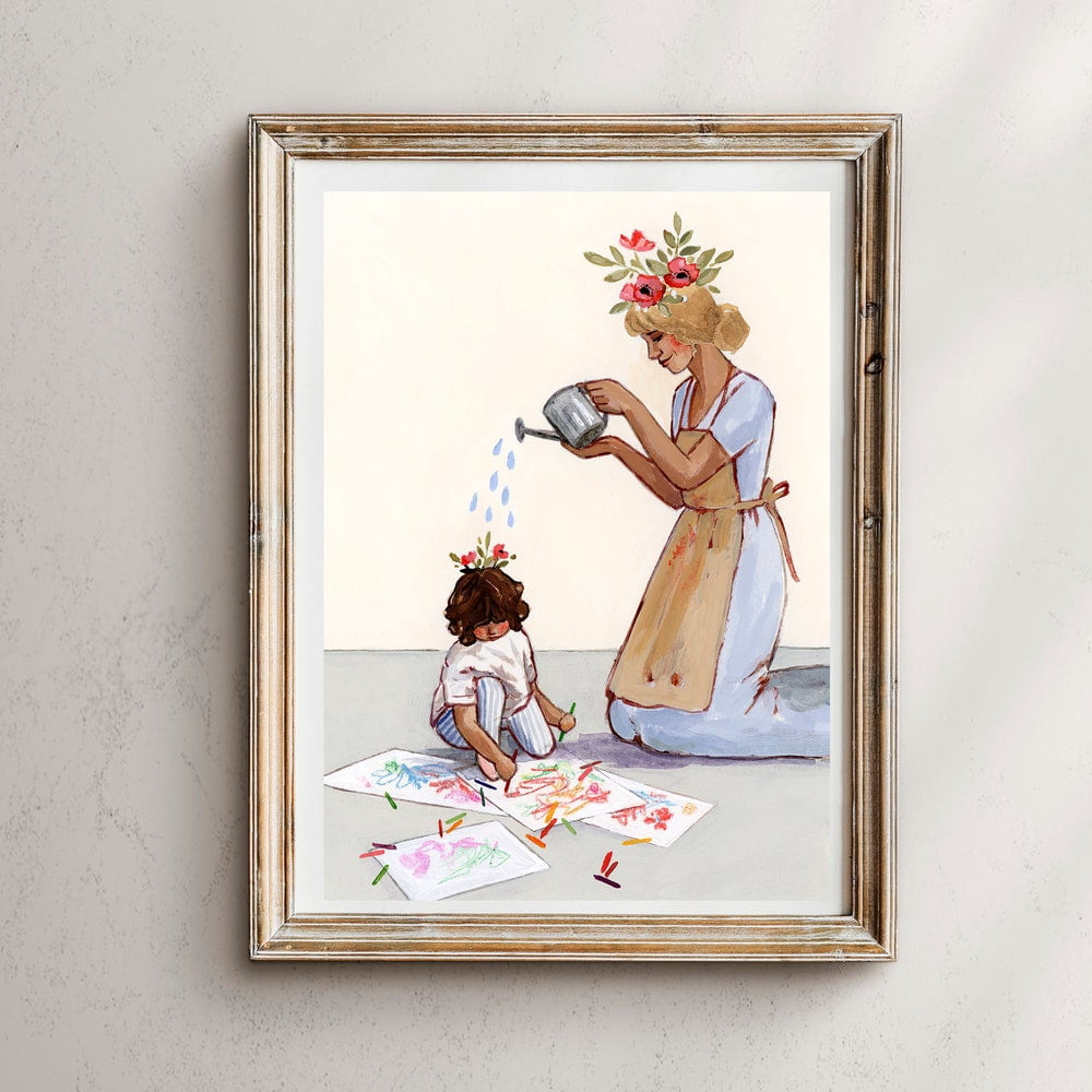 Dopaprint UNFRAMED PAPER POSTER I'Ll Always Help You Grow, Mom ...