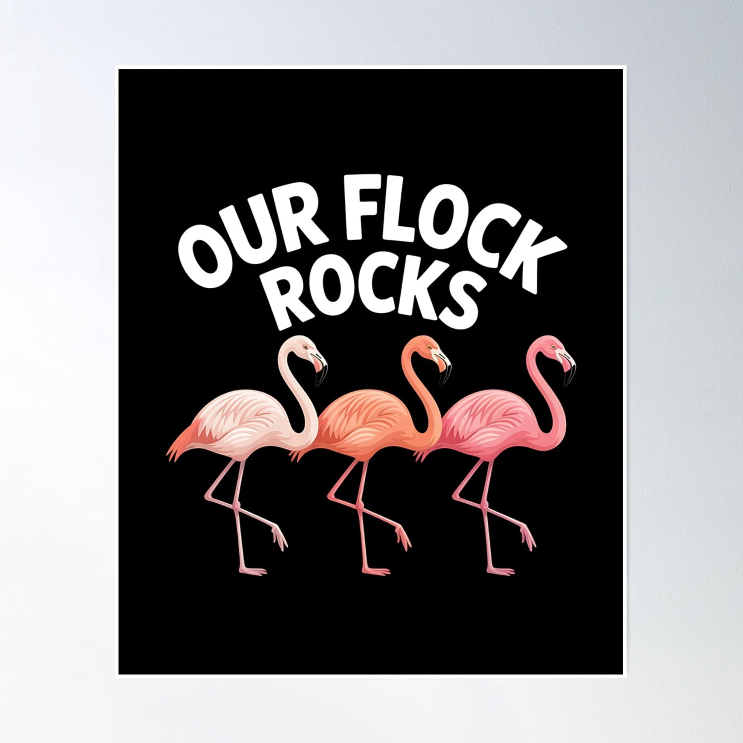 This Flock Rocks Dopaprint UNFRAMED PAPER POSTER Bloom Theory Our Flock Rocks - It'S The ...