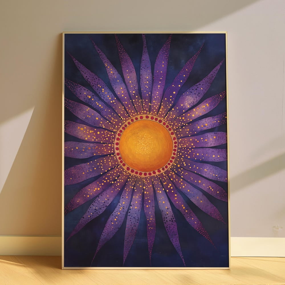 Dopaprint UNFRAMED PAPER POSTER Boho Celestial Wall Art Abstract Poster ...
